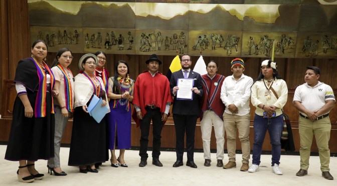 ASEGURAN UN TRATAMIENTO OPORTUNO AL PROYECTO DE LEY DE CONSULTA Y CONSENTIMIENTO PREVIO, LIBRE E INFORMADO