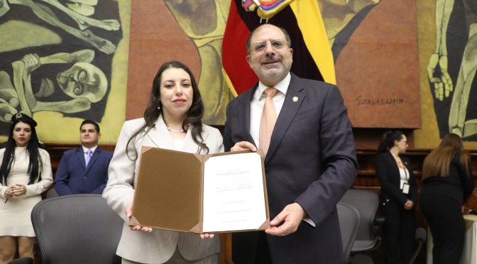 CHRISTINA MURILLO SE POSESIONÓ COMO SUPERINTENDENTE DE ECONOMÍA POPULAR Y SOLIDARIA