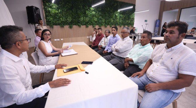 PRESIDENTA DE LA ASAMBLEA SE REUNIÓ CON LOS REPRESETANTES DE LA CONCARPLAT DEL LITORAL