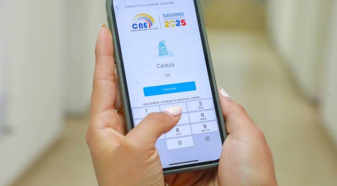 CIUDADANÍA PUEDE CONSULTAR SU LUGAR DE VOTACIÓN PARA LAS ELECCIONES GENERALES 2025