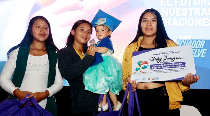 DEL 20,1 % AL 19,3 % DISMINUYE LA DESNUTRICIÓN CRÓNICA INFANTIL EN EL ECUADOR