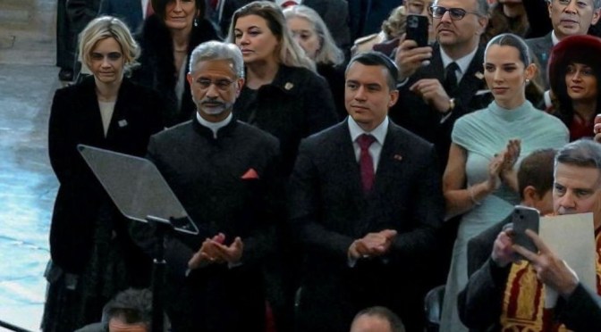 PRESIDENTE NOBOA PARTICIPÓ EN LA POSESIÓN DEL PRESIDENTE DE ESTADOS EE. UU.