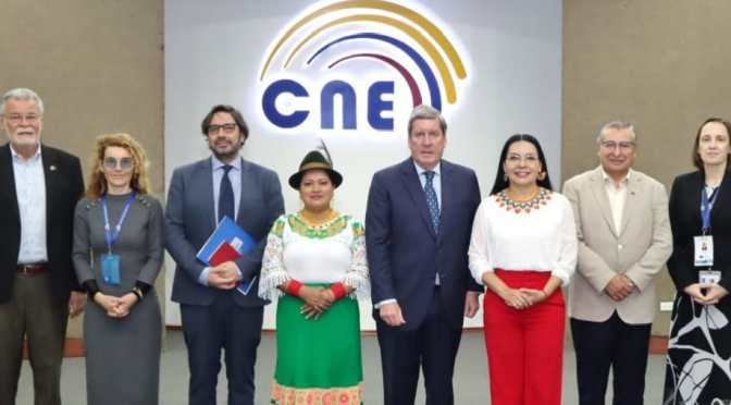 CNE SE REUNIÓ CON LA MISIÓN DE OBSERVACIÓN ELECTORAL DE LA UNIÓN EUROPEA