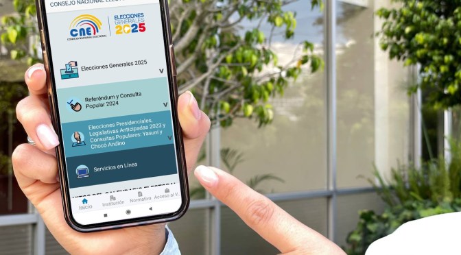 APLICATIVO CNE APP REQUIERE ACTUALIZACIÓN OBLIGATORIA