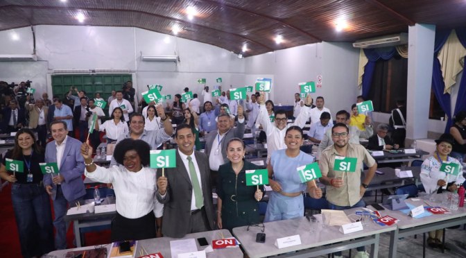 ASAMBLEA APROBÓ LA LEY 54 Y CUMPLE CON ESMERALDAS, SANTA ELENA Y SUCUMBÍOS