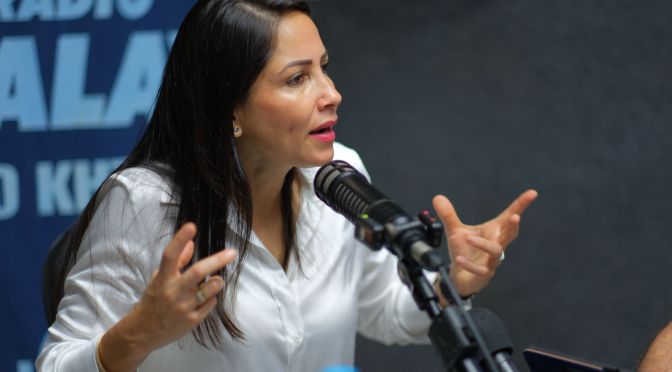 “NO VAMOS A PERMITIR QUE NOS ROBEN LA DEMOCRACIA” DICE GONZÁLEZ