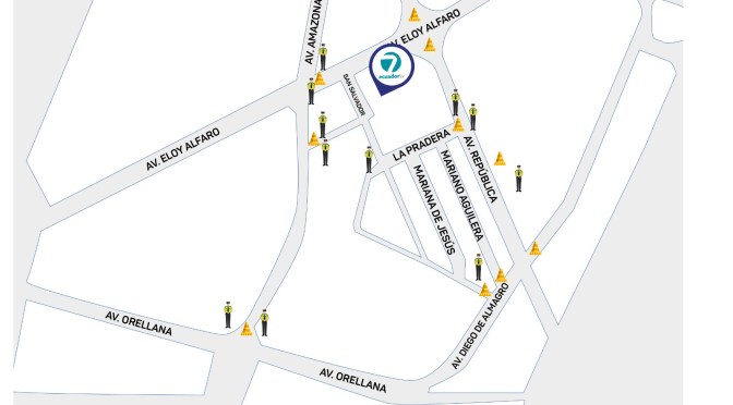 EL SÁBADO 22 DE MARZO INICIAN LOS CIERRES VIALES EN QUITO POR EL DEBATE PRESIDENCIAL DE SEGUNDA VUELTA