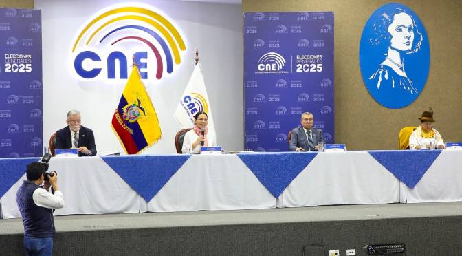 CNE CLAUSURÓ LA AUDIENCIA DE ESCRUTINIO DE LA SEGUNDA VUELTA PRESIDENCIAL