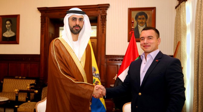 ECUADOR Y EMIRATOS ÁRABES UNIDOS FORTALECEN LAZOS DE COOPERACIÓN