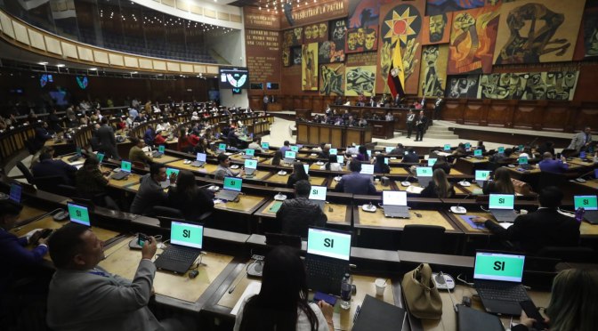 ASAMBLEA NACIONAL APROBÓ LEY PARA COMBATIR EL FINANCIAMIENTO DEL CRIMEN ORGANIZADO