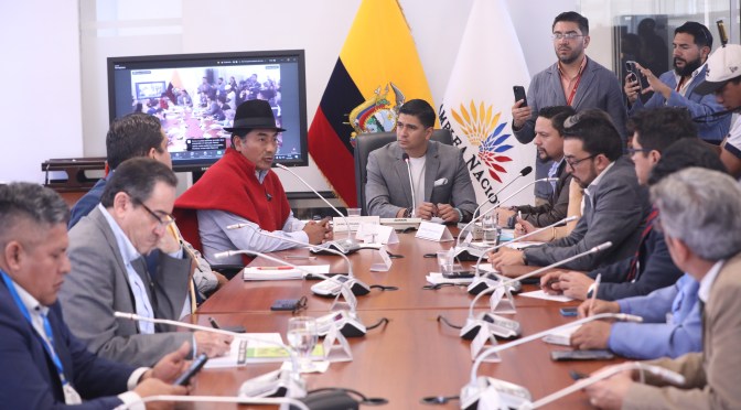 CONAIE Y LA FEDERACIÓN SHUAR DEFIENDEN LEY DE CONSULTA Y CONSENTIMIENTO PREVIO, LIBRE E INFORMADO