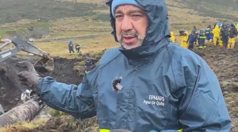 EL AGUA POTABLE SE RESTABLECERÁ DE FORMA PAULATINA EN EL SUR DE QUITO ...
