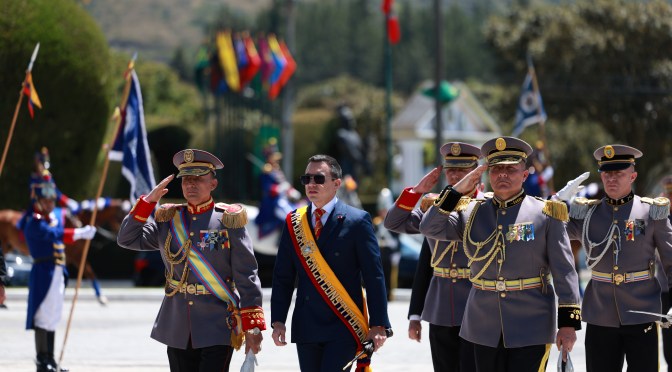 EL PRESIDENTE NOBOA EXHORTÓ AL RESGUARDO DE LOS VALORES DEMOCRÁTICOS