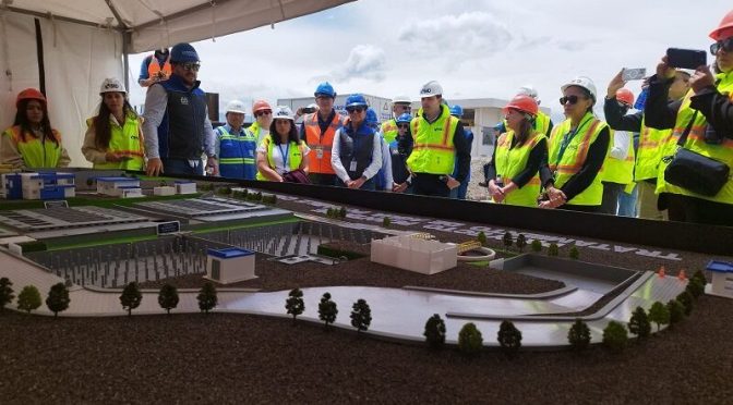 LA PLANTA DE TRATAMIENTO AGUA PARA CALDERÓN ALCANZÓ EL 58% DE AVANCE