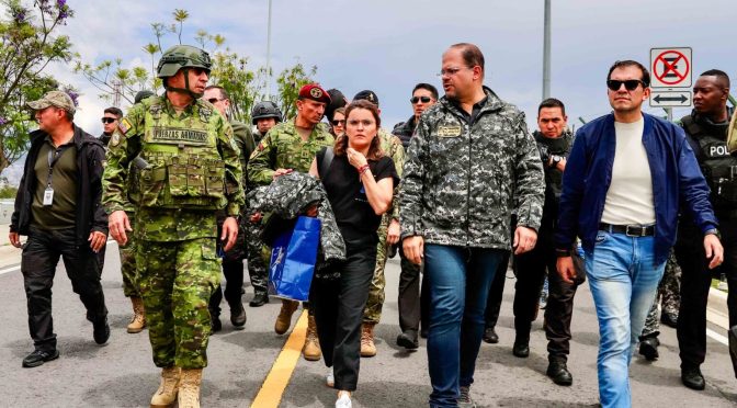 VICEPRESIDENTA DE LA REPÚBLICA MARÍA JOSÉ PINTO IMPULSA CORREDOR HUMANITARIO EN IMBABURA