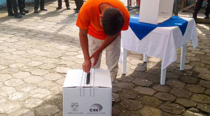 1.032 PERSONAS PRIVADAS DE LA LIBERTAD SUFRAGARON EN EL REFERÉNDUM Y CONSULTA POPULAR 2025