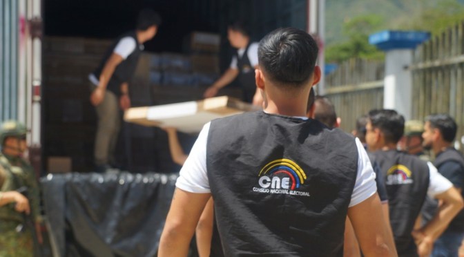 PAQUETES ELECTORALES YA SE ENCUENTRAN EN EL 100% DE RECINTOS DEL PAÍS