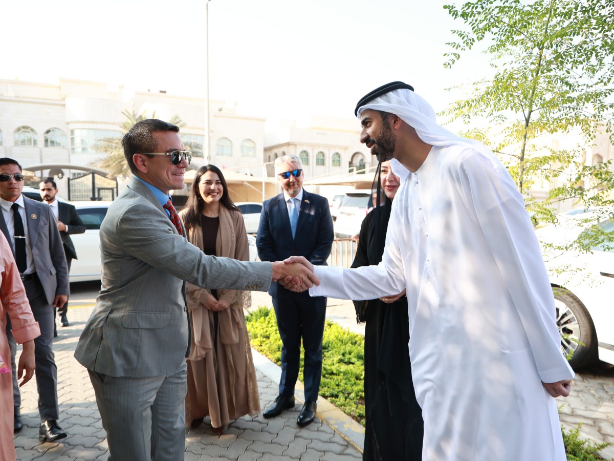 PRESIDENTE NOBOA SE REUNIÓ CON SU ALTEZA MOHAMMED BIN RASHID AL MAKTOUM