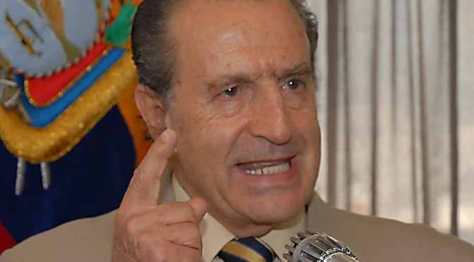 LUTO NACIONAL POR EL FALLECIMIENTO DEL EXPRESIDENTE RODRIGO BORJA