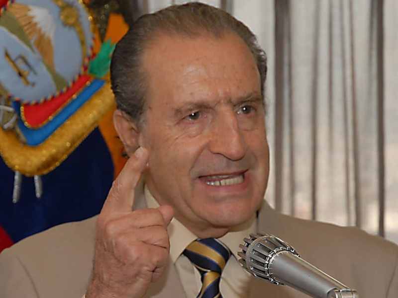 LUTO NACIONAL POR EL FALLECIMIENTO DEL EXPRESIDENTE RODRIGO BORJA