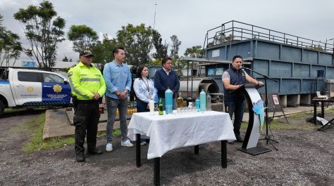 MUNICIPIO DE RUMIÑAHUI DESTRUYE BEBIDAS ALCOHÓLICAS RETENIDAS EN ESPACIOS PÚBLICOS
