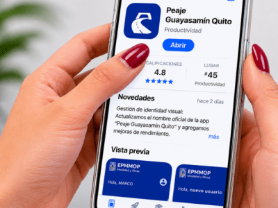 LA NUEVA APP PARA PAGOS DEL PEAJE GUAYASAMÍN YA ESTÁ DISPONIBLE