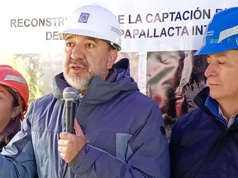 LA CAPTACIÓN BLANCO CHICO PERMITIRÁ RECUPERAR 700 LITROS DE AGUA POR SEGUNDO PARA QUITO
