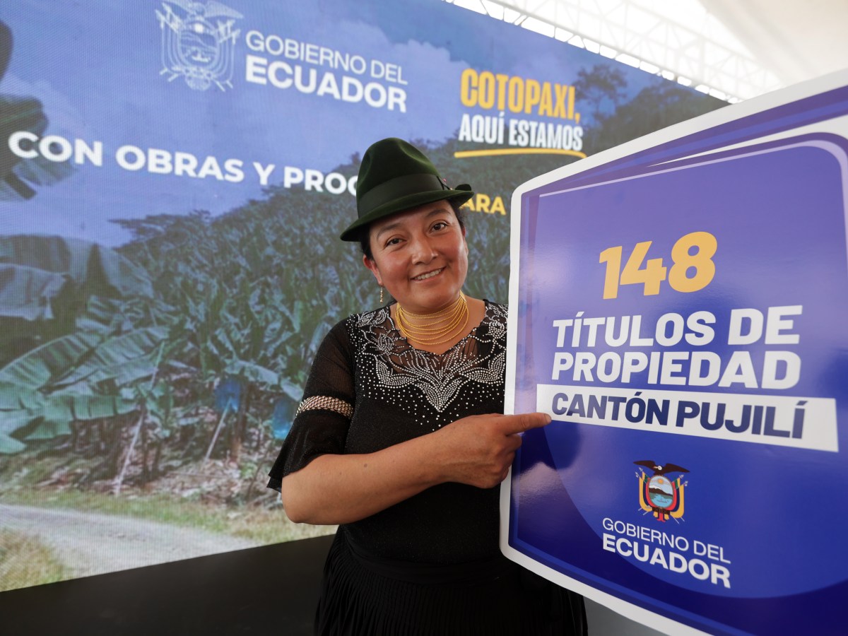 GOBIERNO IMPULSA EL DESARROLLO DE COTOPAXI