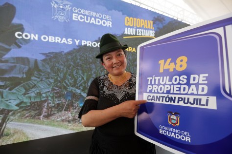GOBIERNO IMPULSA EL DESARROLLO DE COTOPAXI