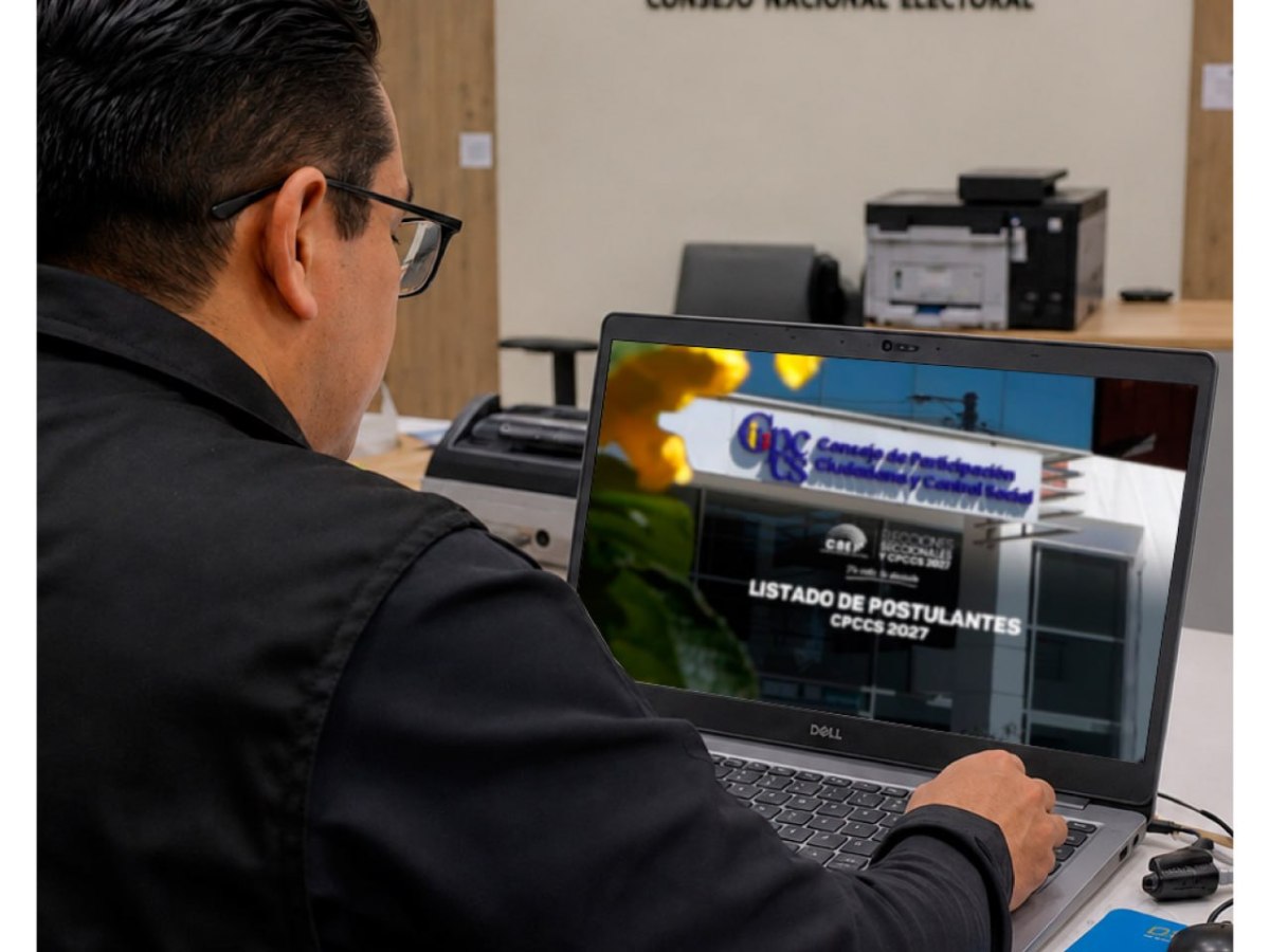 CNE DIFUNDIÓ EL LISTADO DE POSTULANTES AL CPCCS 2027