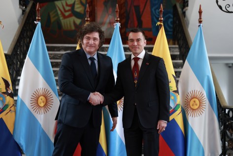 ECUADOR Y ARGENTINA FORTALECEN ALIANZA ESTRATÉGICA EN SEGURIDAD, COMERCIO, ENERGÍA Y COOPERACIÓN BILATERAL
